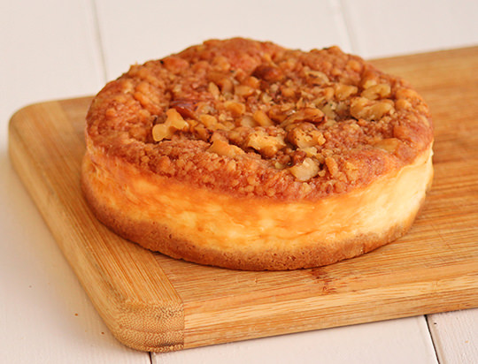 【送料込】PUZO シナモンクランブルクッキーと国産林檎たっぷりのチーズケーキ