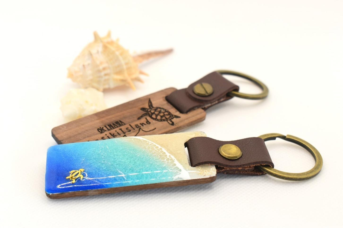 木製キーホルダー