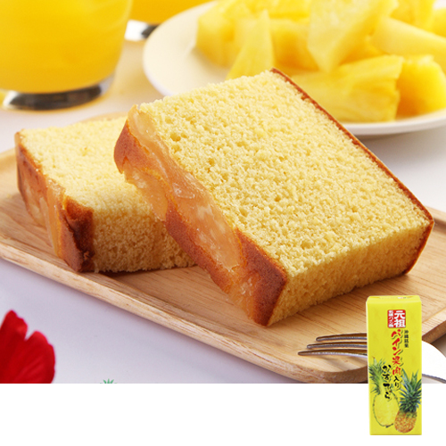 果肉入りパインかすてら