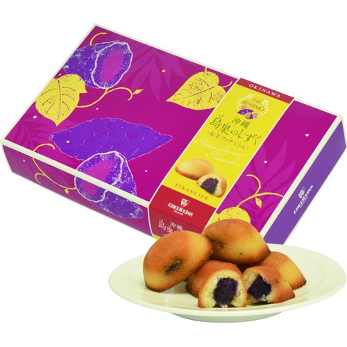 【2026年1月5日以降発送】島果のしずく　紅芋フィナンシェ12個入り