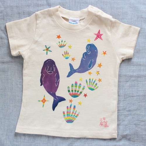 Tシャツ　ジュゴン柄