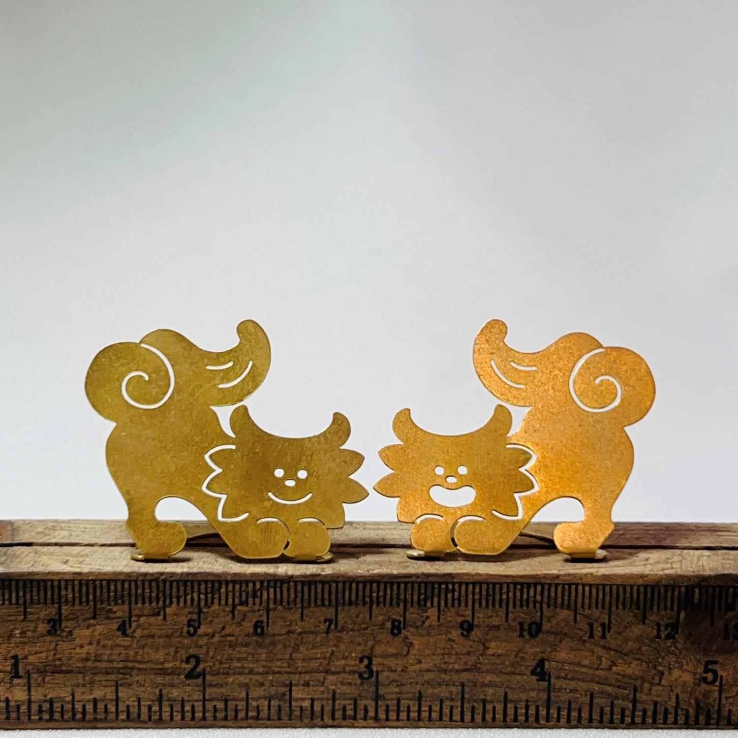 ペア置物　おしりトントンしてほシーサー　【送料込】