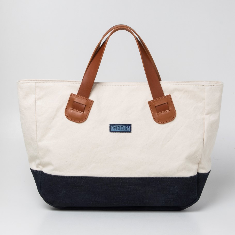 ラウンドトート 海のシルク