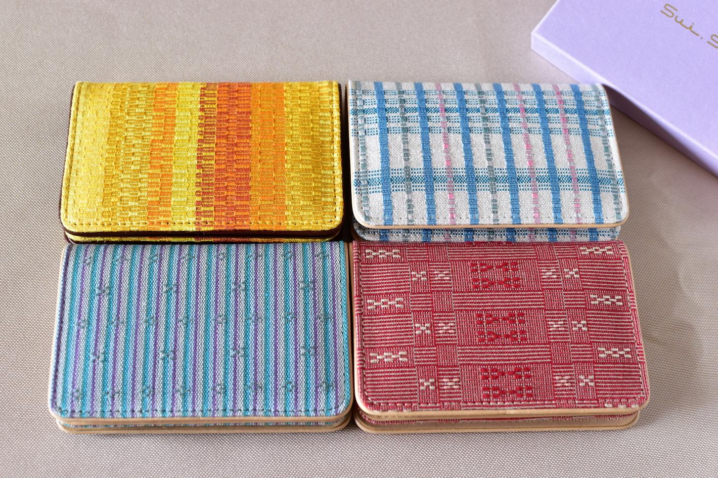 【平成30年度 那覇市長賞 最優秀賞受賞商品】　Sui.Sai　首里織り名刺入れ