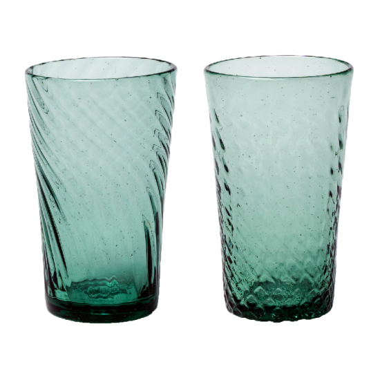 2種類のガラス模様について