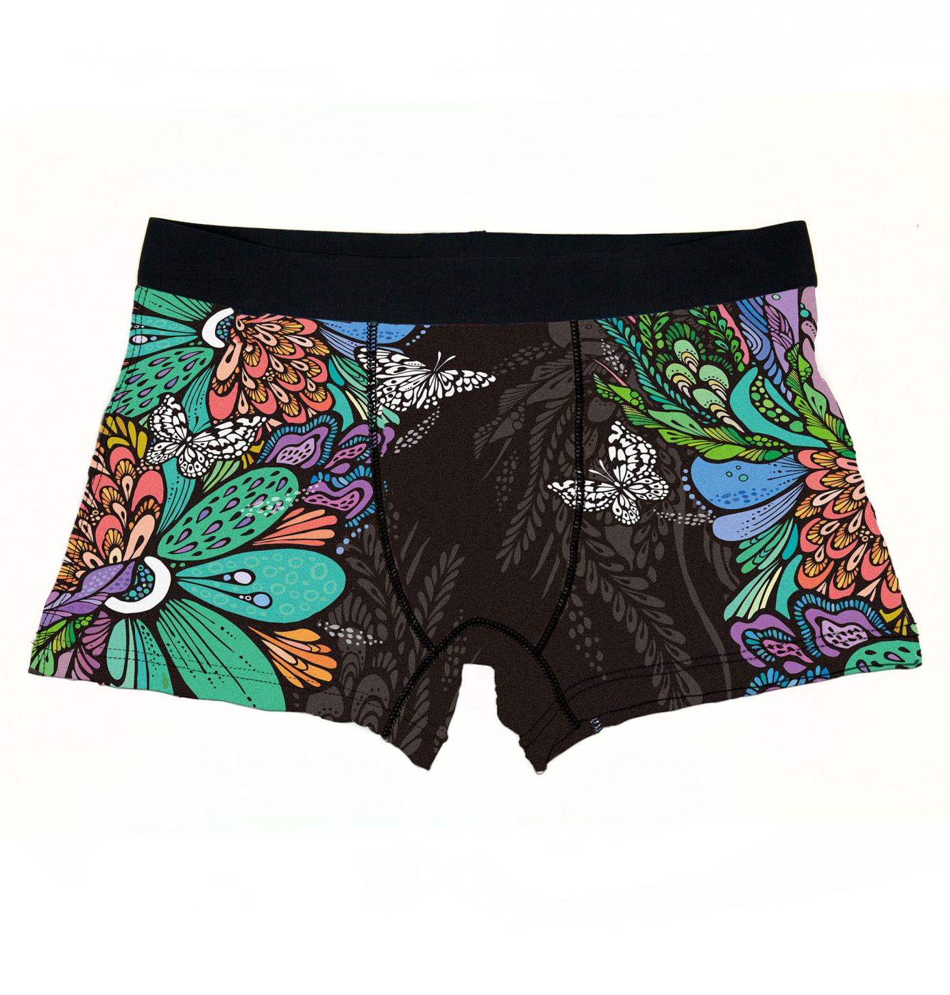 TURUKAMEボクサーパンツ<flower　pokke104>