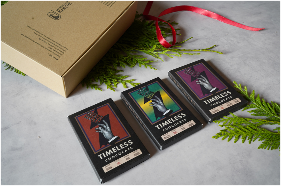【送料込】タイムレスチョコレート3枚セットBOX |沖縄CLIPマルシェオリジナル